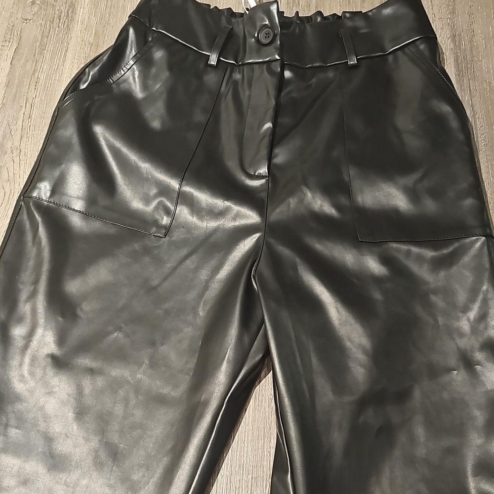 Grace Karin Black Straight Leg Pants